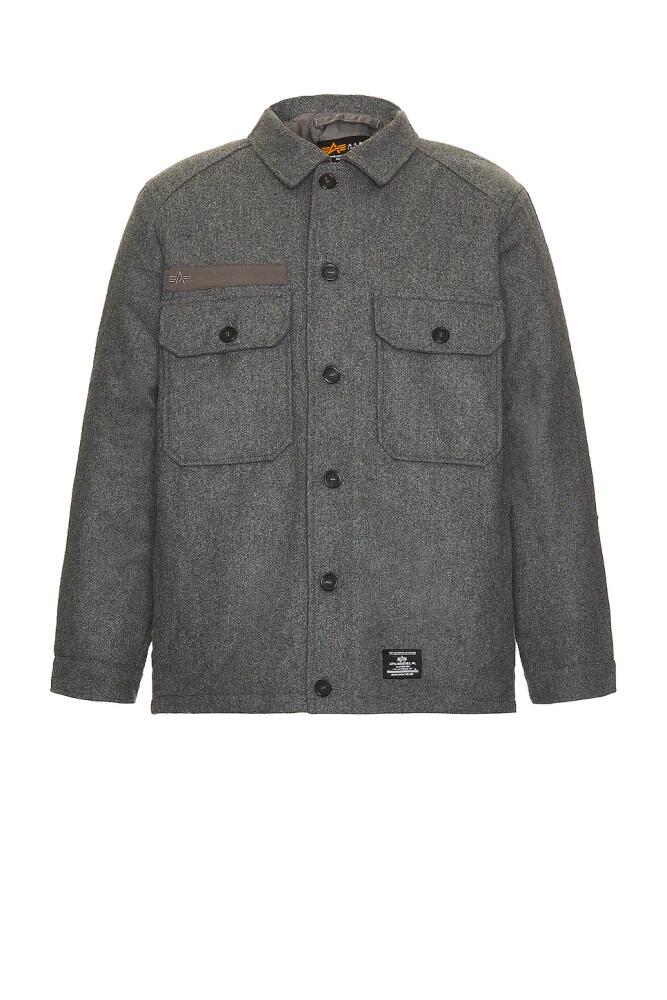 ALPHA INDUSTRIES Field Shirt Jacket Gen II in Grey Cover