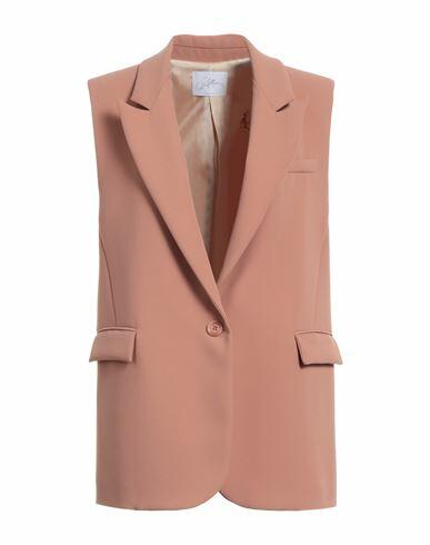 Soallure Woman Blazer Pastel pink Polyester Cover