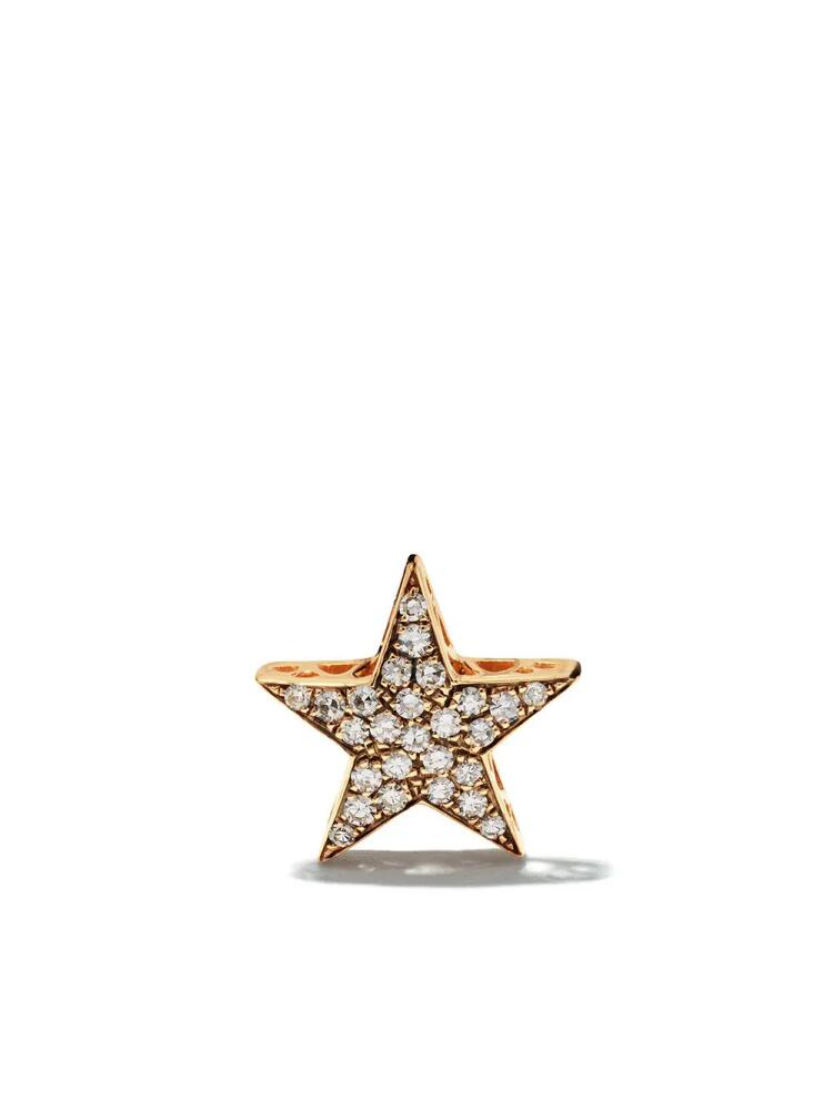 Selim Mouzannar 18kt rose gold diamond Star single earring - Pink Cover