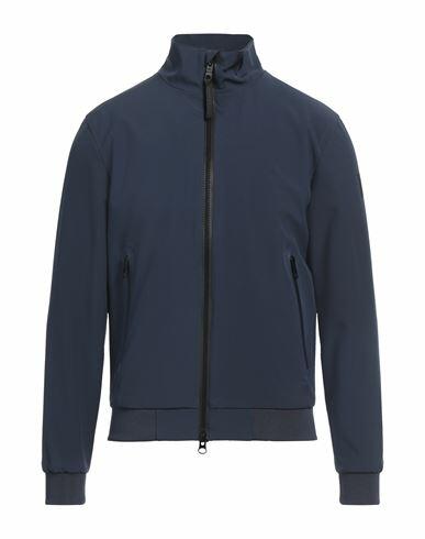 North Sails Man Jacket Navy blue Polyester, Elastane Cover