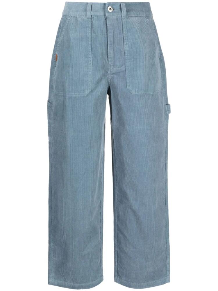 CHOCOOLATE corduroy straight-leg trousers - Blue Cover