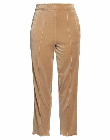 Laneus Woman Pants Camel Cotton, Nylon Cover