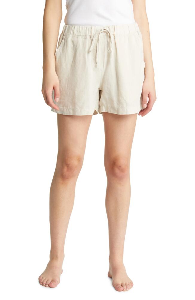 Parachute Linen Lounge Shorts in Bone Cover