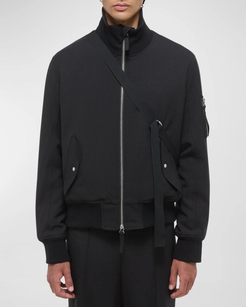 Helmut Lang Men's Seatbelt Bomber Jacket Cover