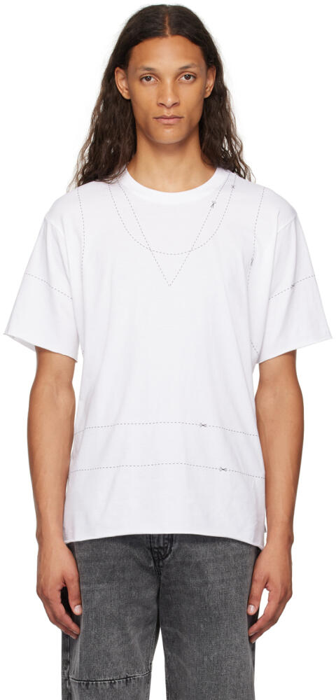 MM6 Maison Margiela White Cotton T-Shirt Cover