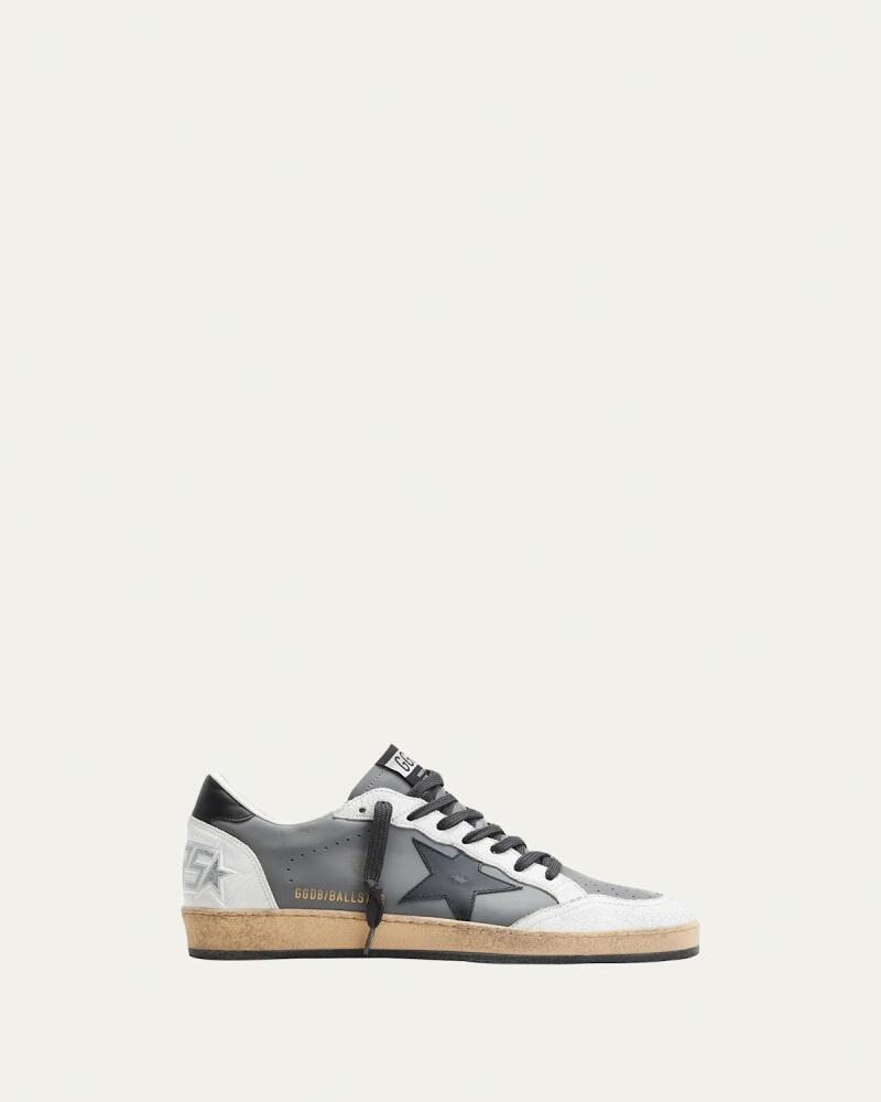 Golden Goose Men's Ball Star Colorblock Leather Low-Top Sneakers Cover