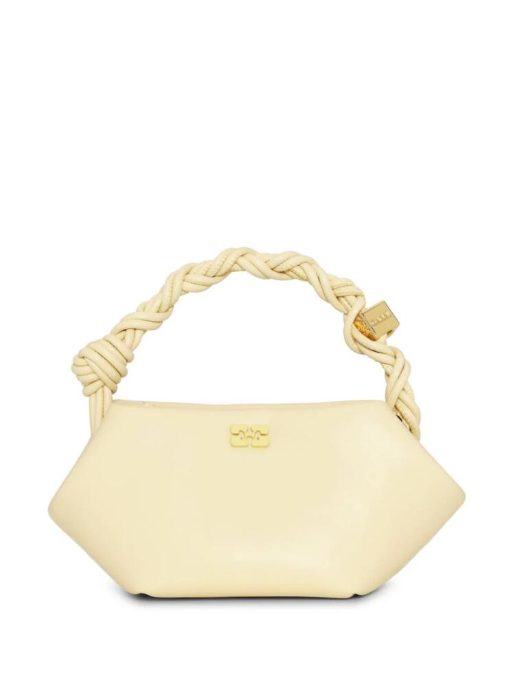 GANNI Bou leather mini bag - Yellow Cover