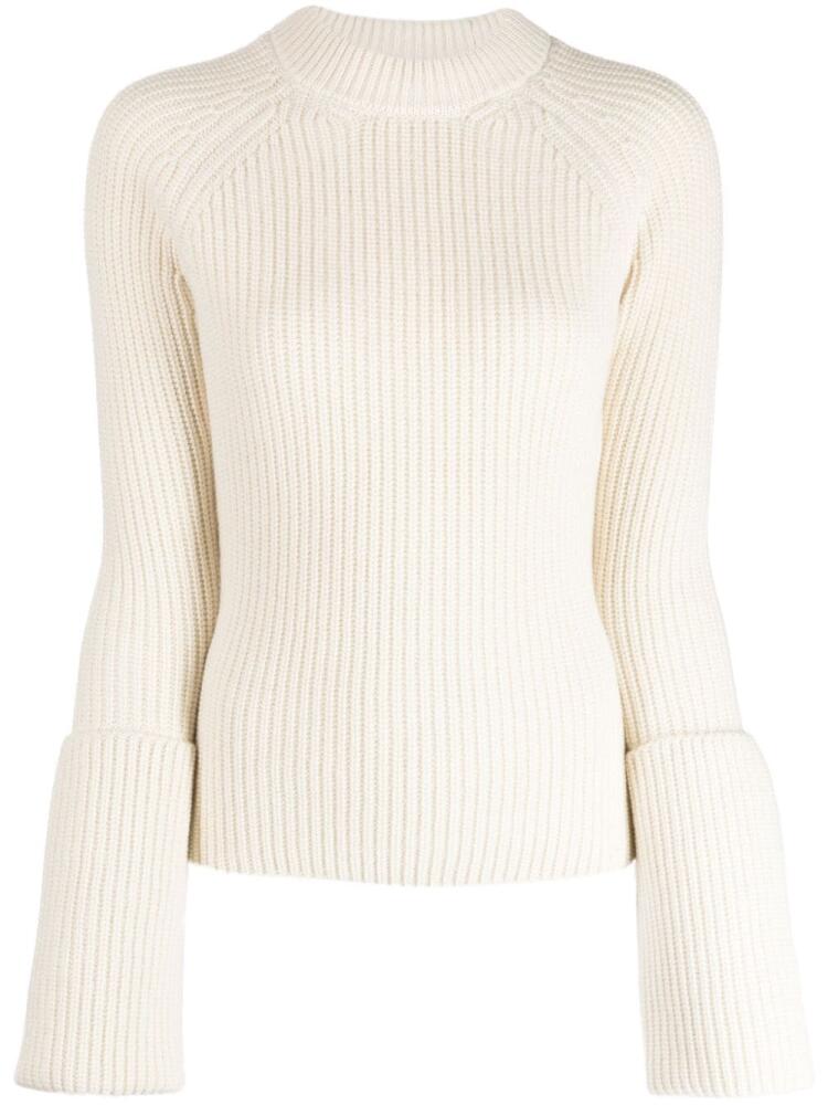 SA SU PHI crew-neck cashmere jumper - Neutrals Cover