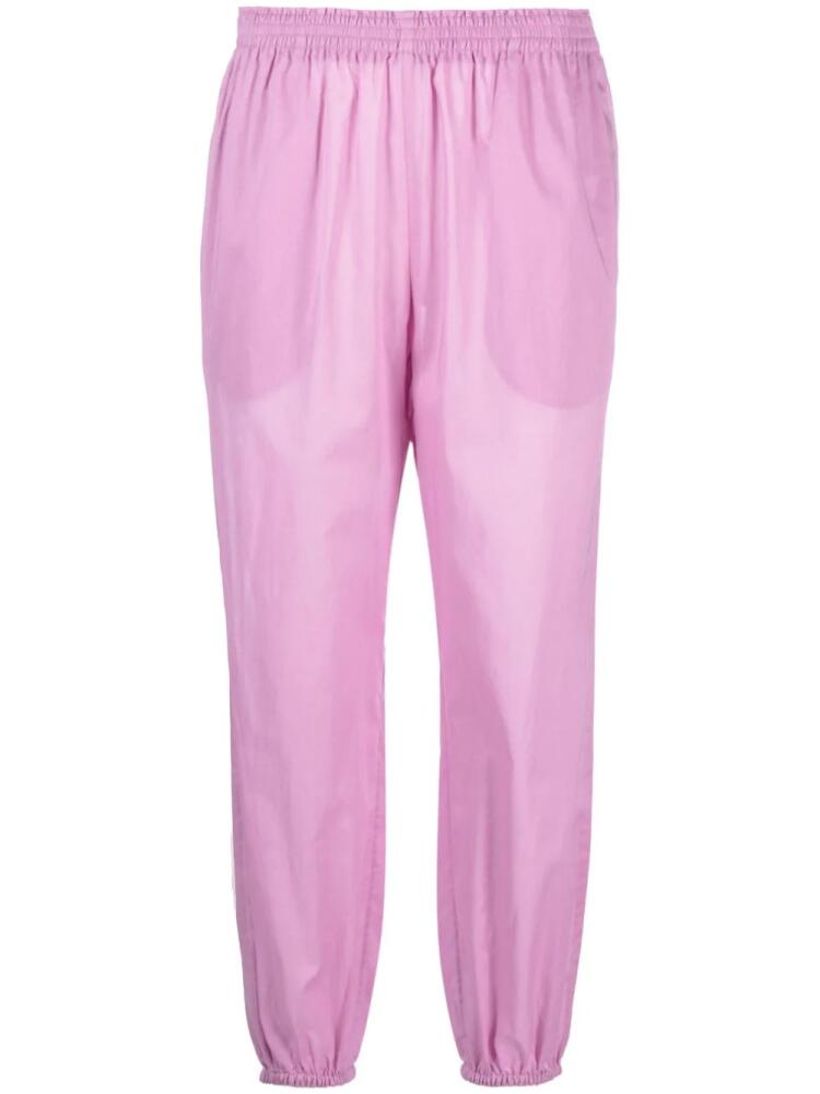 Tory Burch cropped cotton trousers - Pink Cover