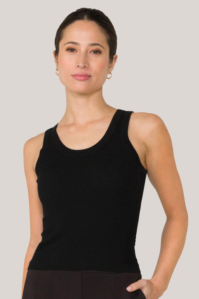 ALALA Vida Knit Tank in Black Cover