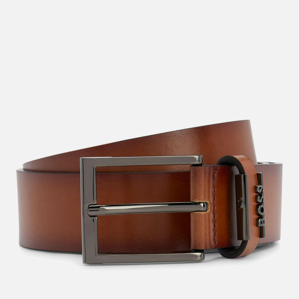 Boss Black Cole-Ant Logo Leather Belt - 105cm Cover