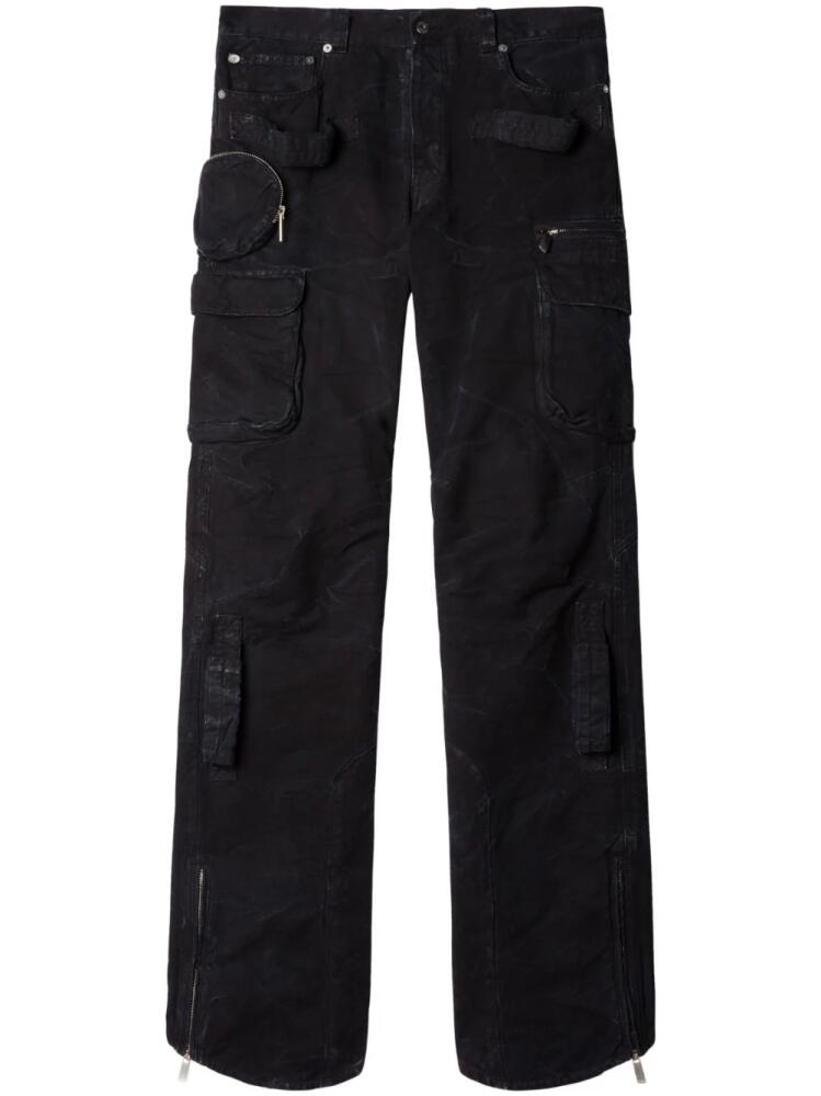 Off-White cargo cotton trousers - Black Cover