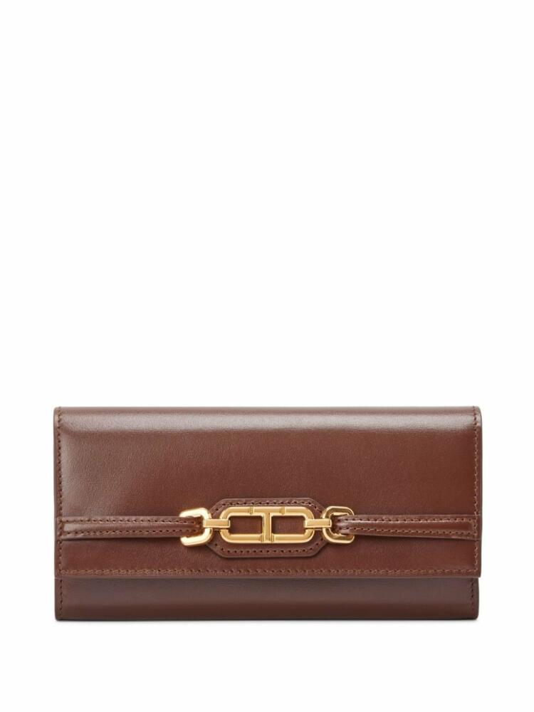 TOM FORD Whitney Continental wallet - Brown Cover