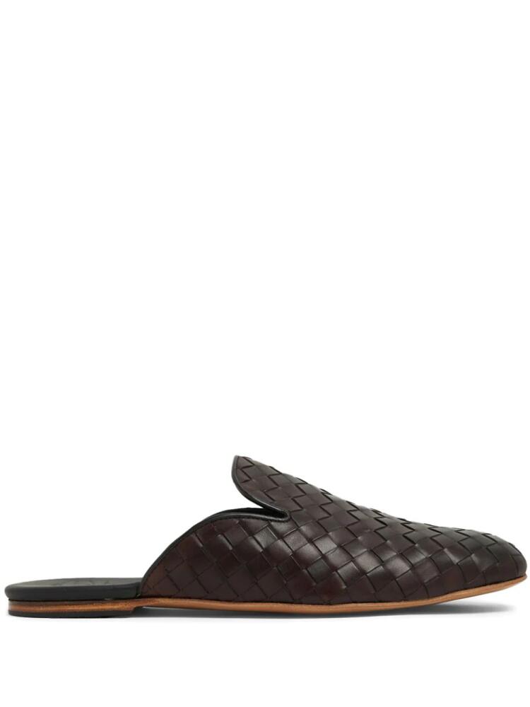 Barrett interwoven leather loafers - Brown Cover