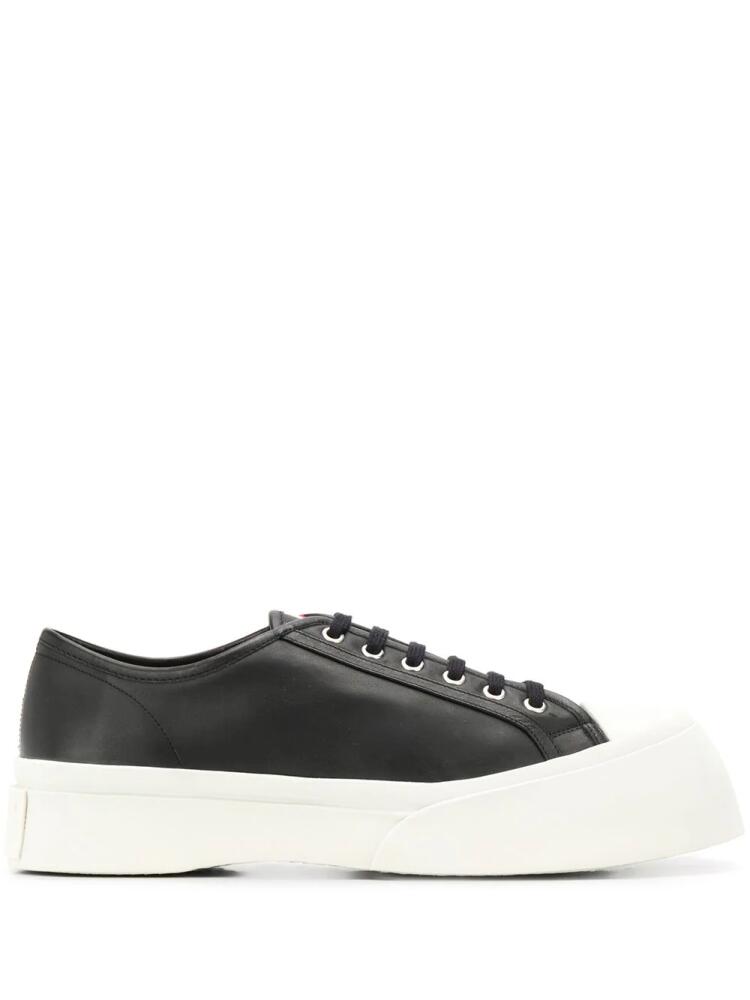 Marni Pablo leather flatform sneakers - Black Cover