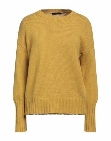 Aragona Woman Sweater Ocher Cashmere Cover