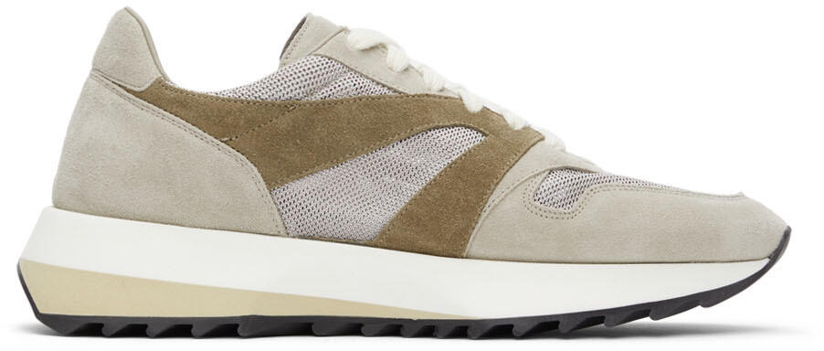 Fear of God Grey & Khaki Vintage Runner Sneakers Cover