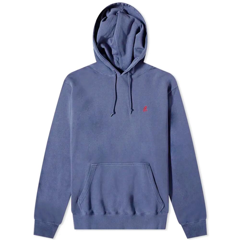 Gramicci Men's One Point Hoodie in Navy Pigment Cover