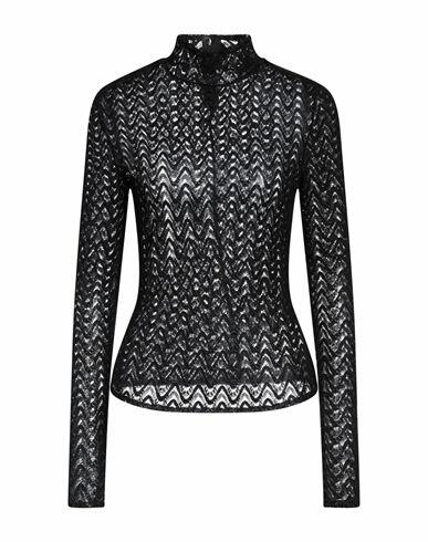 Missoni Woman Turtleneck Black Wool, Viscose Cover