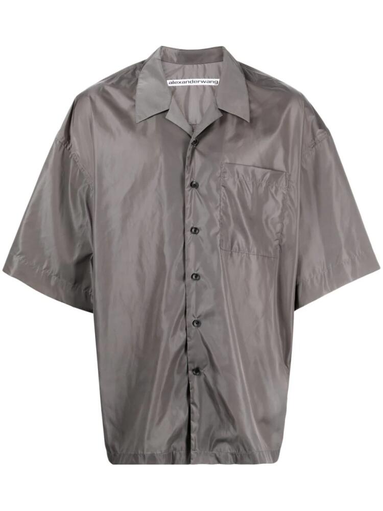 Alexander Wang camp-collar button-up shirt - Grey Cover