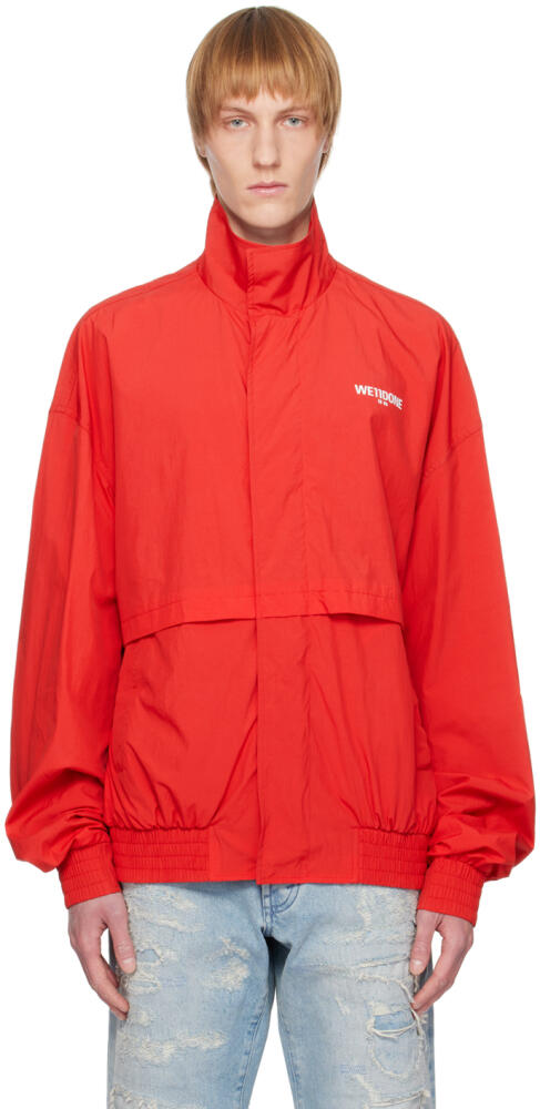 We11done Red Windproof Jacket Cover