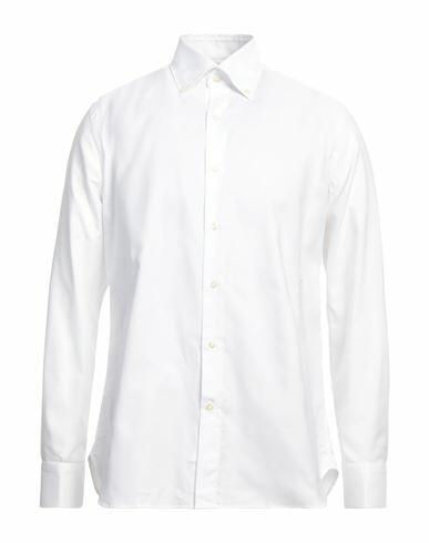 Mr Massimo Rebecchi Man Shirt White Size 15 ¾ Cotton Cover