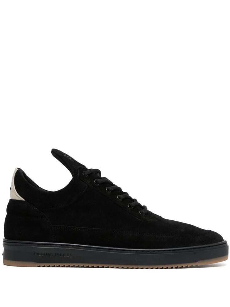 Filling Pieces suede low-top sneakers - Black Cover