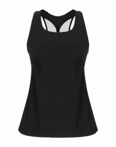 Sàpopa Woman Tank top Black Nylon, Elastane Cover