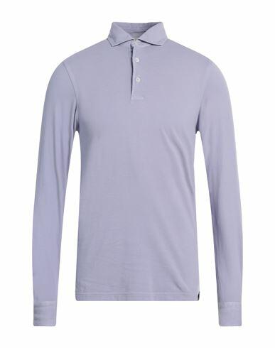 Gran Sasso Man Polo shirt Lilac Cotton Cover