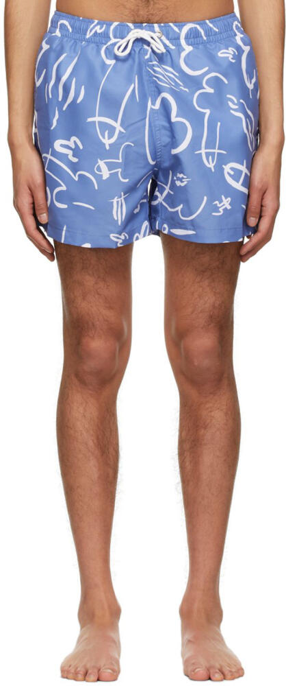 Carne Bollente SSENSE Exclusive Blue Swim Shorts Cover