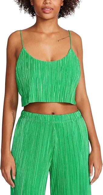 Steve Madden Gianna Top (Bright Green) Women's Clothing Cover