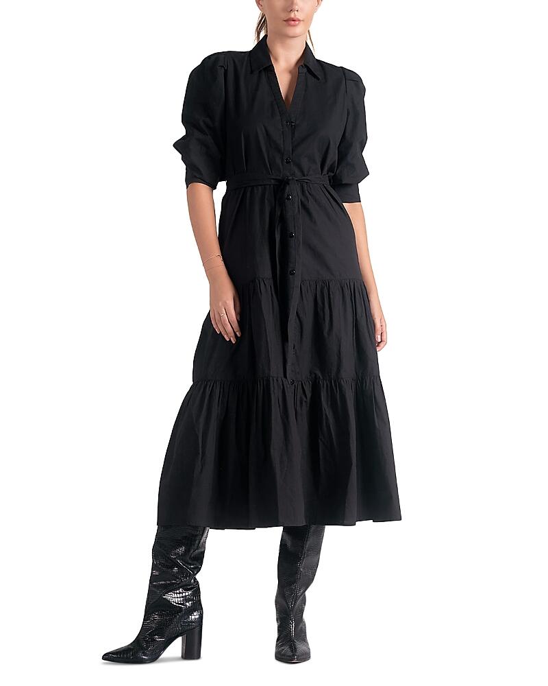 Elan Tiered Midi Dress Cover