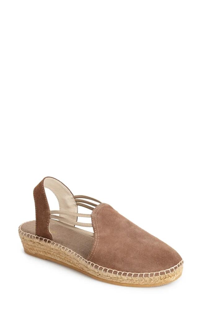 Toni Pons 'Nuria' Suede Sandal in Taupe Cover