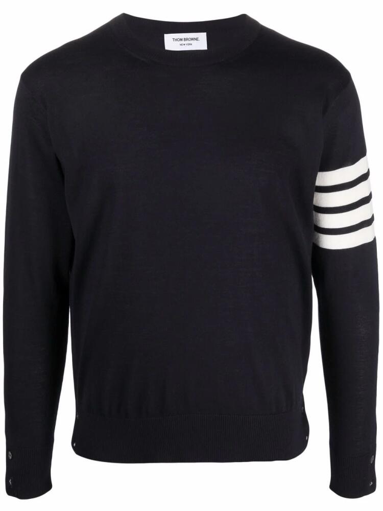 Thom Browne 4-Bar knitted jumper - Blue Cover