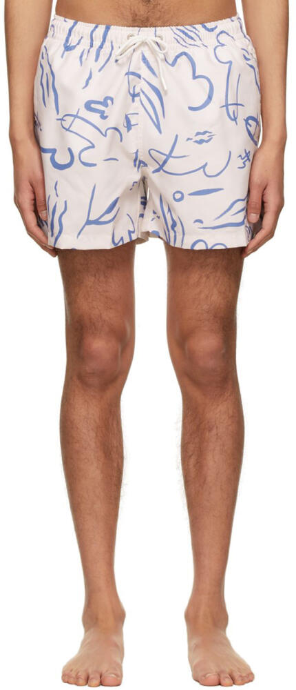 Carne Bollente SSENSE Exclusive White Swim Shorts Cover