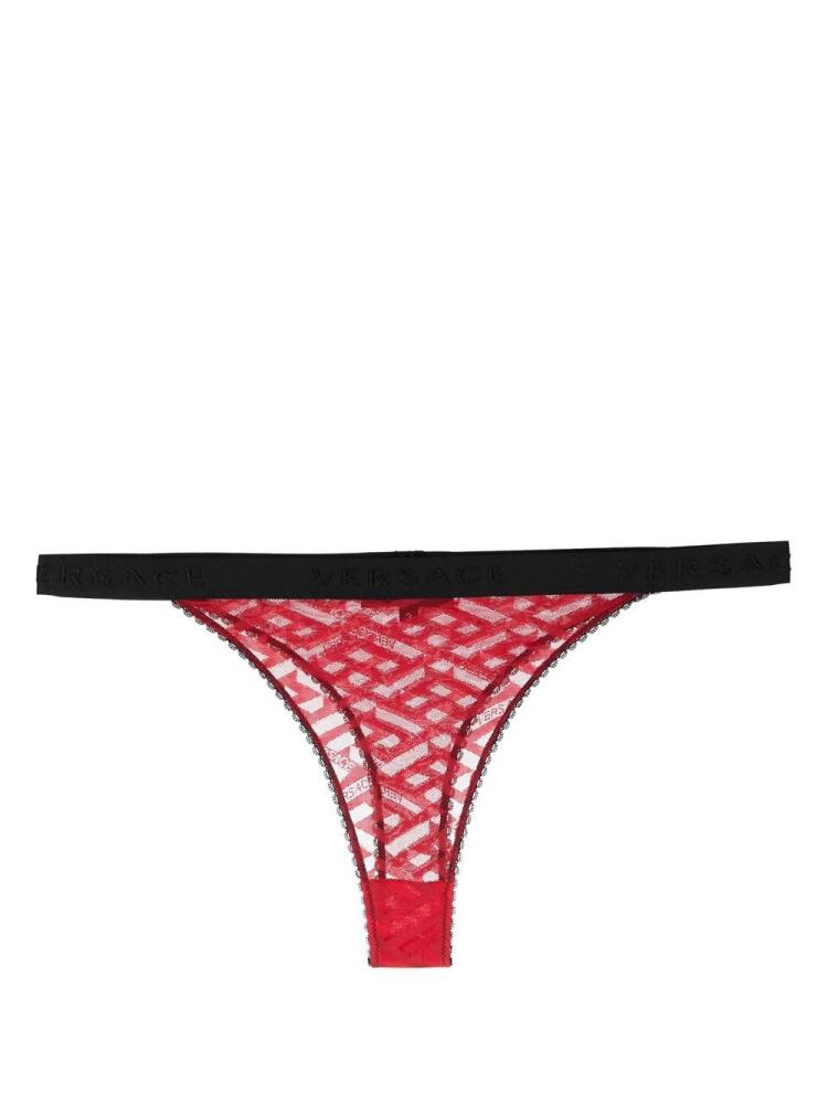 Versace La Greca print briefs - Red Cover