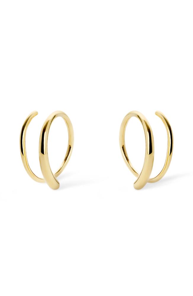 Ana Luisa Double Hoop Earrings - Harley in Gold Cover