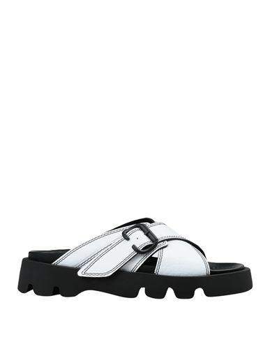 E8 By Miista Woman Sandals White Soft Leather Cover