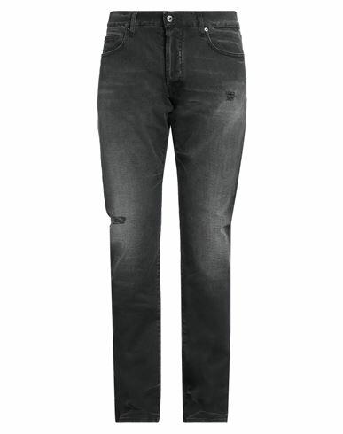 14bros Man Jeans Black Cotton, Elastane, Polyester Cover