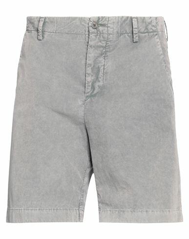 Boglioli Man Shorts & Bermuda Shorts Grey Cotton, Elastane Cover