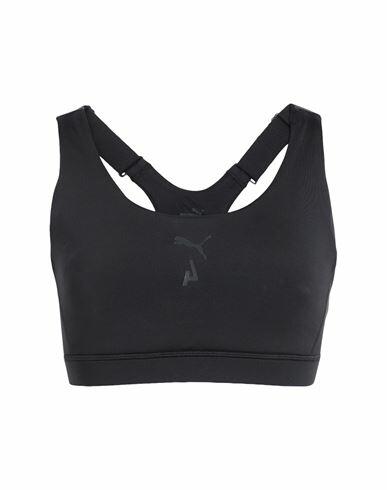 Puma Seasons High Impact Bra Woman Top Black Polyester, Elastane Cover