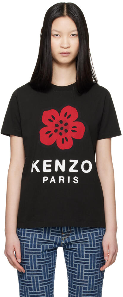 Kenzo Black Kenzo Paris Boke Flower T-Shirt Cover