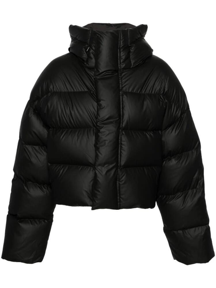 ENTIRE STUDIOS hooded puffer jacket - Black Cover