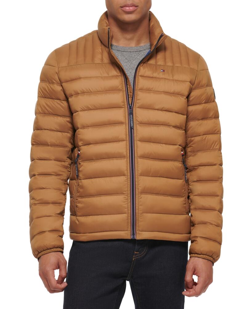 Tommy Hilfiger Men's Packable Quilted Puffer Jacket - Nutmeg Cover