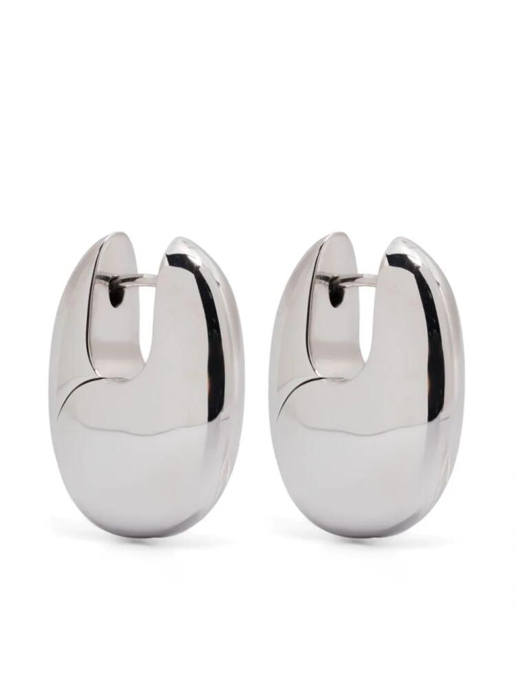 Tom Wood medium Pebble earrings - Silver Cover