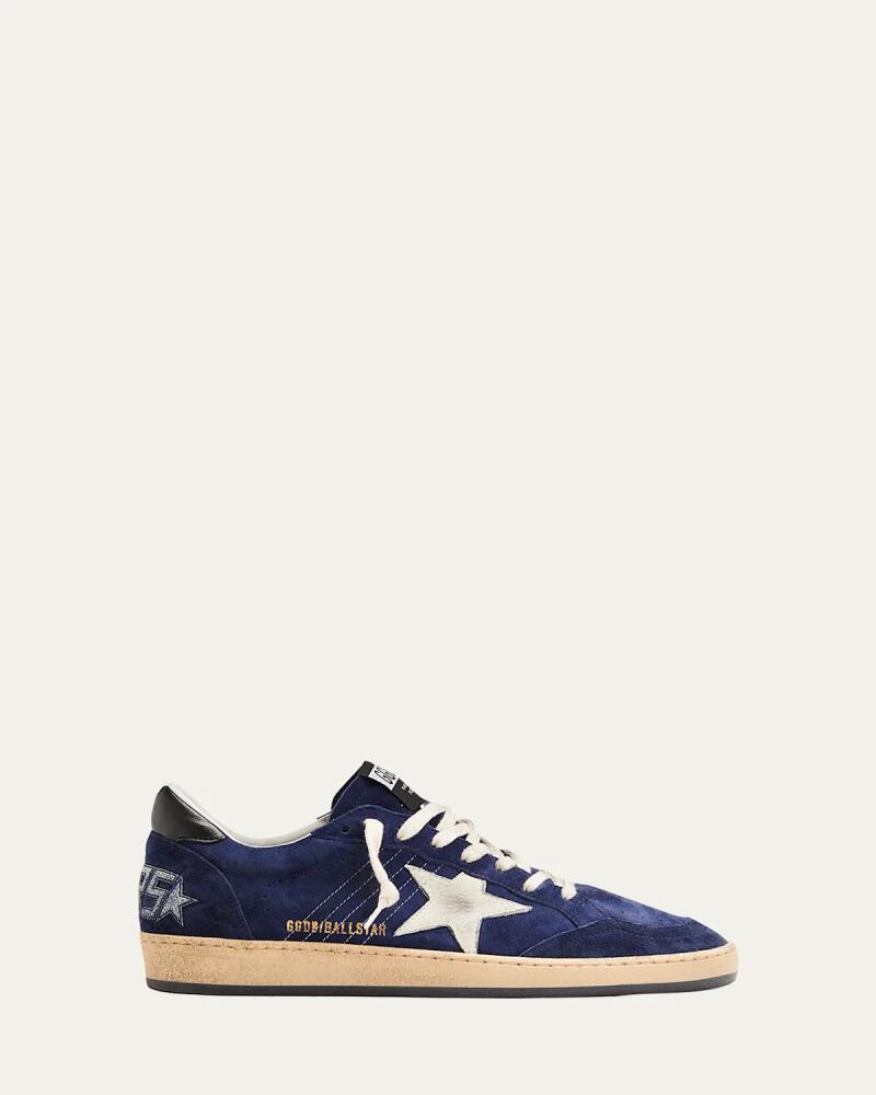 Golden Goose Men's Ball Star Suede Low-Top Sneakers Cover