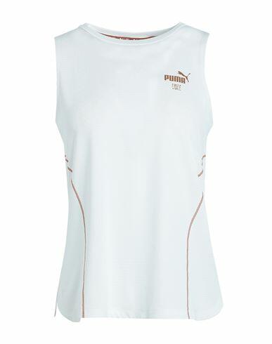 Puma W First Mile Tank Woman Top Off white Polyester, Elastane Cover