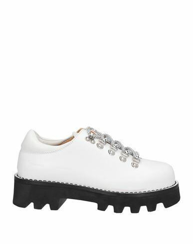 Proenza Schouler Woman Lace-up shoes White Calfskin Cover