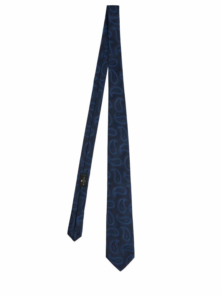 ETRO 8cm Paisley Silk Tie Cover