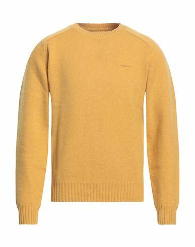 Gant Man Sweater Yellow Wool, Polyamide Cover